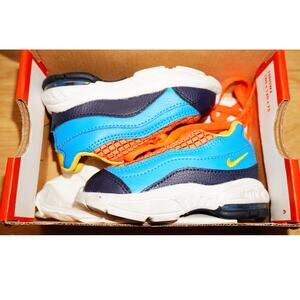 Nike Air Max 95 Toddler Size 4C Bright Crimson Amarillo Blue Kids Shoes